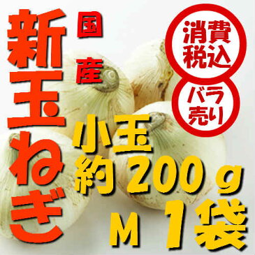 【税込　バラ売り】長崎産他　新玉ねぎ　小玉（M）200g　1袋（玉葱 タマネギ たまねぎ じゃがいも ジャガイモ ポテト オニオン 常備野菜 特用 セット）上越フルーツ