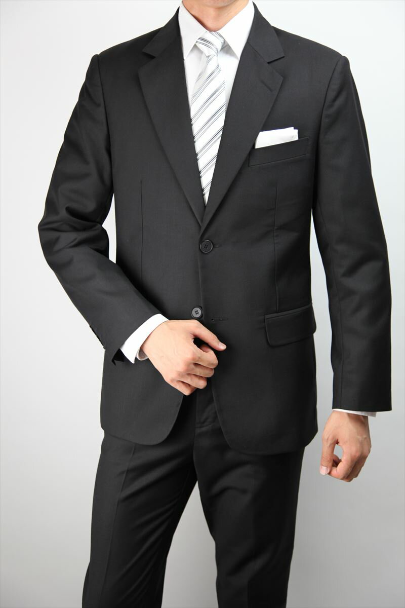 楽天市場 ブラックスーツ 2ツボタン シングル フォーマルスーツ アジャスター付 ウエスト調整機能 メンズ 礼服 喪服 セレモニースーツ メンズスーツ 結婚式 紳士服 冠婚葬祭 商品番号 27st1 J Grows