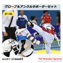 アンクルプロテクター グローブ セット レッグサポーター ムエタイ テコンドー 武道 格闘技 足首保護 手保護 防具 プロテクター トレーニング ハンドプロテク...