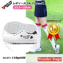 楽天ランキング1位獲得!ゴルフシューズ PGM レディース 滑り止め スニーカータイプ 歩きやすい 疲れにくい 防水 快適 軽量 紐なし 履き心地がいい 軽い ...