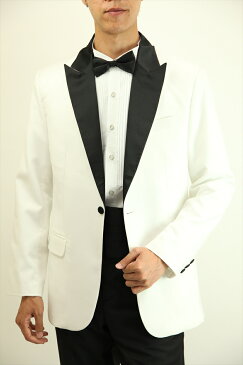 【半額セール!】タキシード 白 ピークドラペル 販売商品 4点セット ウエディング ウェディング 結婚式 パーティ 演奏会 発表会 合唱 コーラス フォーマル ジャケット パンツ お呼ばれ 人気 格安 販売 披露宴 二次会 【商品番号:03txd3】