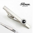 Roen BLACK ロエン ブラック タイバー ネクタイピン シルバー アクセサリー ブラス(ロジウムメッキ) ROT-003