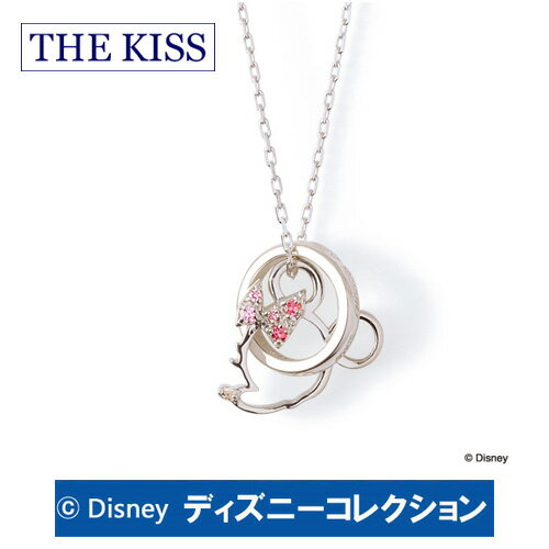 ＼当店P5倍今週末／ ネックレス ディズニー ミニー THE KISS シルバー ダイヤモンド レディース おそろい DI-SN1213DM ブランド ディズニーコレクション 記念日 ギフト プレゼント 20代 30代 1周年 メモリアル