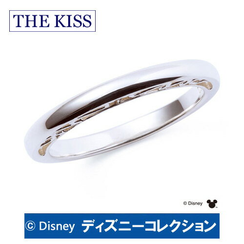 ＼当店P5倍今週末／ ディズニーコレクション 隠れミッキー クラシック THE KISS ザ キッス シルバー ペアリング 【メンズ】 ブラックダイヤモンド SV925 指輪 ディズニー 筆記体日本語刻印可 THEKISS DI-SR706BKD ディズニーペアリング 記念日 1周年 メモリアル