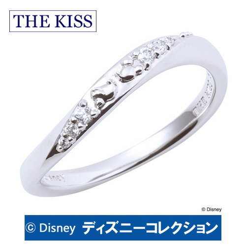 指輪 ディズニー ミッキー＆ミニー THE KISS シルバー キュービックジルコニア 【レディース1本販売】 指輪 ペアリング ディズニーコレクション SV925 K10ピンクゴールド DI-SR1831CB ディズニーペアリング THEKISS 記念日 1周年 メモリアル