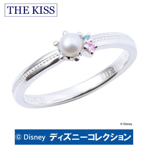 【ディズニーコレクション】 ディズニープリンセス　アリエル THE KISS シルバー ペアリング キュービックジルコニア 【レディース・1本販売】 SV925製 DI-SR2408PL アリエル ペアリング ディズニーペアリング 指輪 1周年 メモリアル