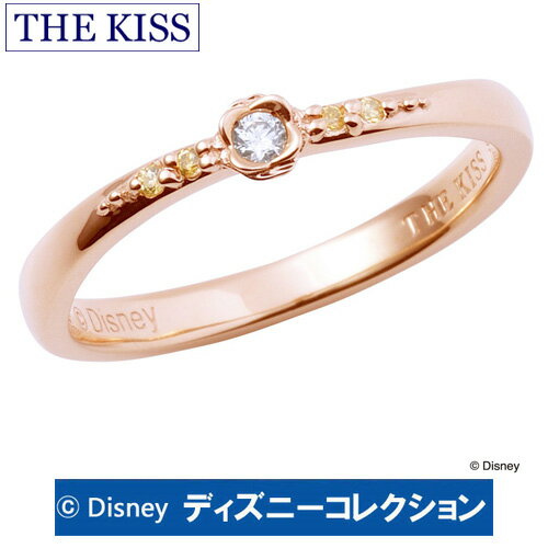 ＼当店P5倍 5/13／ 【ディズニーコレクション】 ディズニー プリンセス ベル THE KISS シルバー ペアリング 【レディース・1本販売】 SV925製 ピンクコーティング　x キュービックジルコニア ★幸せの絆★ DI-SR2410CB 記念日 1周年 メモリアル