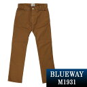 BLUEWAY:コーマストレッチサテン・タイトストレート パ...