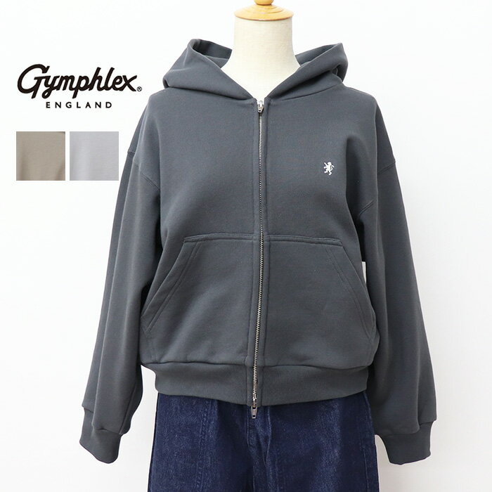 Gymphlex ジムフレックス レディース コットンフリース ジップパーカー WOMEN GY-C0438 CFC