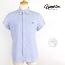 【SALE セール】Gymphlex ジムフレックス レディース ボタンダウン フレンチスリーブシャツ オックスフォード J-0645YOX