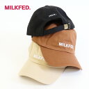 MILKFED ~NtFh fB[X STINCIL TWILL CAP cCLbv 103221051001