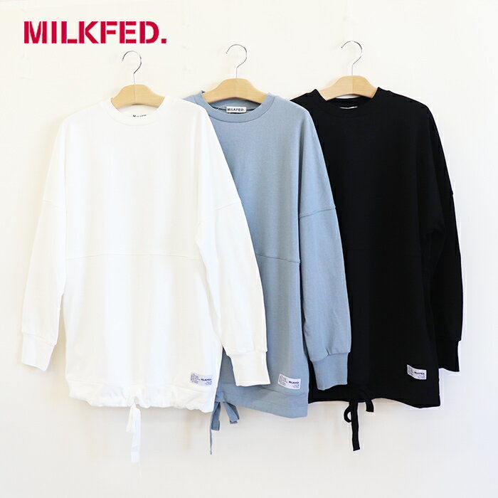 【SALE セール 20％OFF】MILKFED. ミルクフェド レディース DRAWSTRING FOOTBALL TOP Tシャツ 103223011031