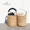 【SALE セール】ANJOU CHOUETTE アンジュ シュエット レザーハンドル かごバッグ S81090-K