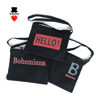 Bohemians/ボヘミアンズ　COTTON SACOCHE BAG 　BB-176