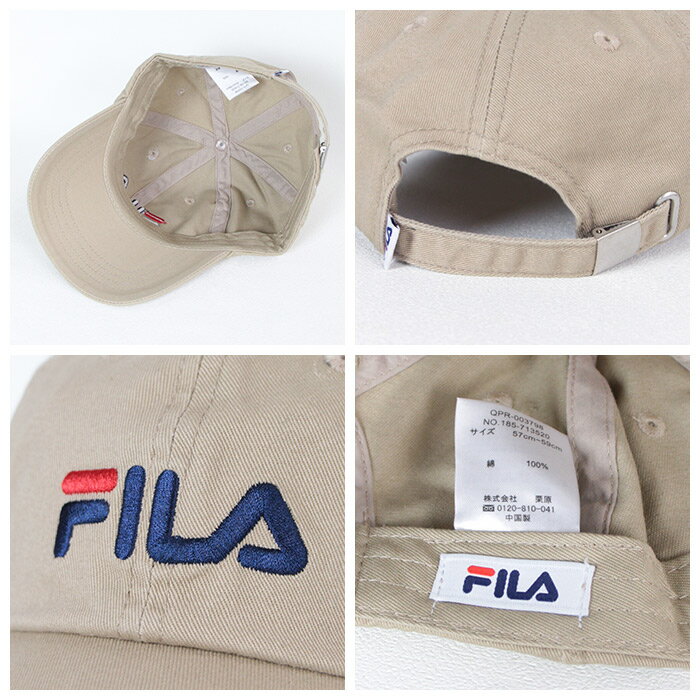 FILA/フィラ　FILA LOW CAP/コットンキャップ　185-713520