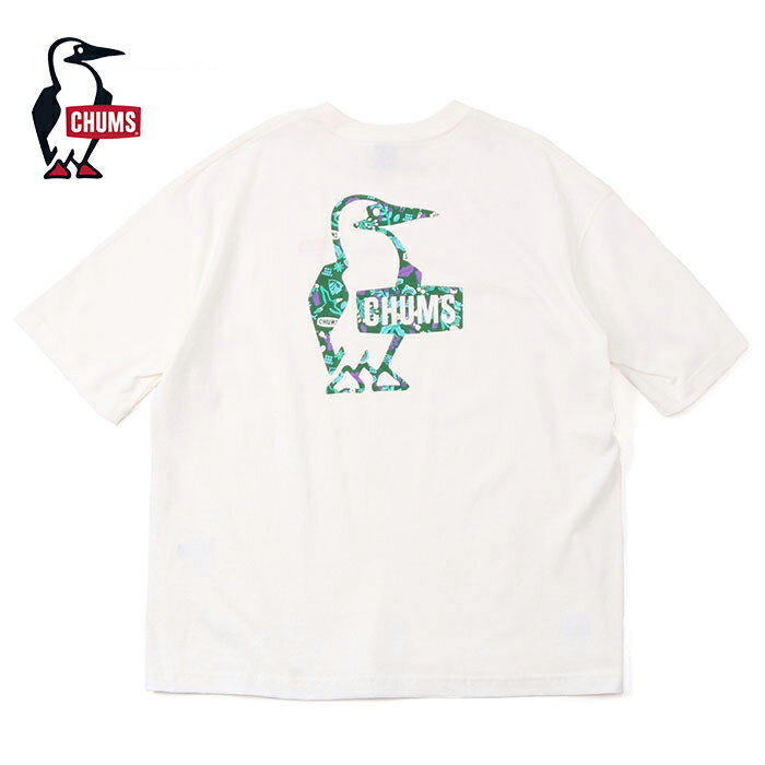 CHUMS チャムス SAYORI WADA Oversized Flower Booby Logo T-Shirt サヨリワダ オーバーサイズドフラワーブービーロゴTシャツ CH01-2200