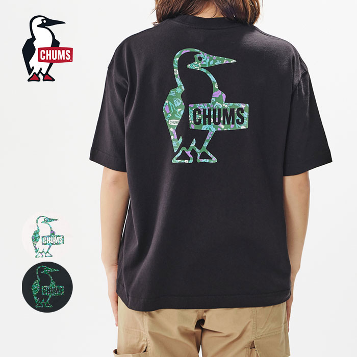 CHUMS チャムス SAYORI WADA Oversized Flower Booby Logo T-Shirt サヨリワダ オーバーサイズドフラワーブービーロゴTシャツ CH01-2200