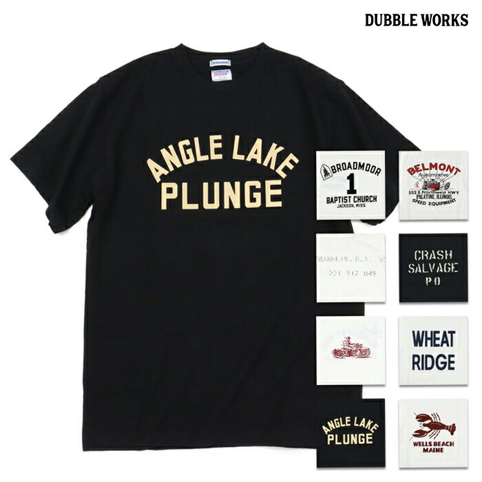 DUBBLE WORKS ダブルワークス MATSUYA別注 半袖プリントTシャツ 23233005MT