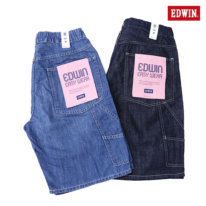 【SALE セール 20％OFF】EDWIN エドウイン メンズ EASY PAINTER SHORTS イージーペインターショーツ EEW02S-00 EEW02S-93