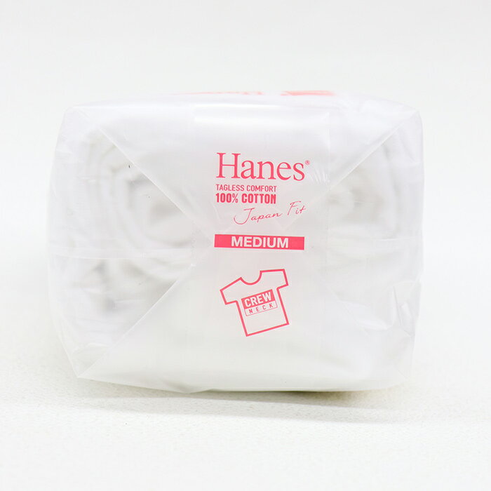 HANES ヘインズ Japan Fit 2P CREW NECK T-SHIRTS WHITE ジャパンフィット 2PクルーネックTシャツ ホワイト ブラック H5320