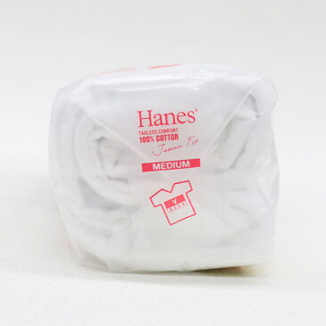 HANES/ヘインズ　Japan Fit 2P CREW NECK T-SHIRTS WHITE/ジャパンフィット 2P VネックTシャツ ホワイト/ブラック　H5325