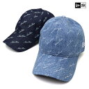 NEW ERA j[G Lbv 9TWENTY Denim Monogram fjmO 14109856 14109857