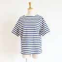 【SALE セール】ORCIVAL オーシバル レディース スビンジャージ ボートネック半袖Tシャツ WOMEN OR-C0070SOE