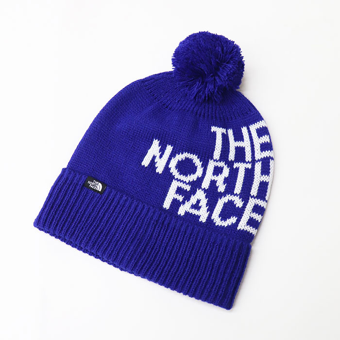 【SALE セール 20％OFF】THE NORTH FACE ザ・ノースフェイス キッズ ポンポンビッグロゴビーニー NNJ42002