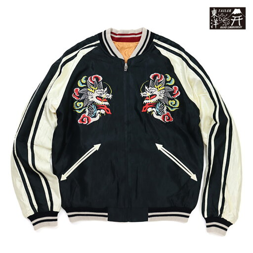 TAILOR TOYO テーラー東洋 ジャケット Mid 1950s Style Acetate Souvenir Jacket WHITE DRAGON × EAGLE 1950年代中期スタイル アセテート スーベニアジャケット ホワイト・ドラゴン×イーグル TT15682-119 TAILOR TOYO テーラー東洋 ジャケット Mid 1950s Style Acetate Souvenir Jacket WHITE DRAGON × EAGLE 1950年代中期スタイル アセテート スーベニアジャケット ホワイト・ドラゴン×イーグル TT15682-119
