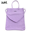 【SALE セール 40%OFF】X-girl エックスガール CANVAS 2WAY BIG TOTE キャンバス 2ウェイ ビッグトート 105211053...