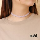 【SALE セール 20％OFF】X-girl エックスガール レディース BEADED CHOKER チョーカー 105213054022