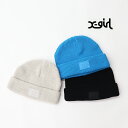 エックスガール ニット帽 レディース X-girl エックスガール レディース RUBBER PATCH KNIT CAP X-girl 105232051007