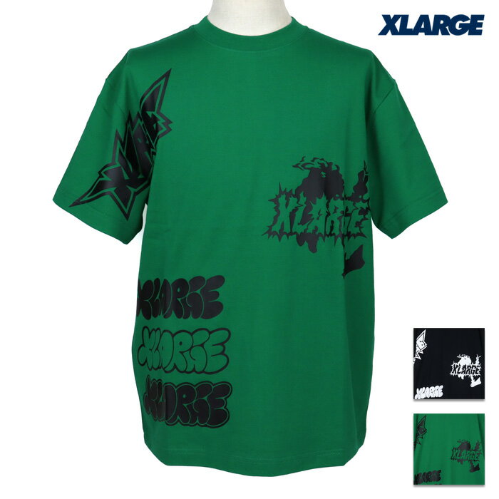 XLARGE エクストララージ Tシャツ RANDOM PRINT SS TEE 半袖Tシャツ ランダムプリント 101232011012
