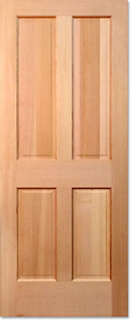 【輸入木製ドア】シンプソン 木製外部ドア 2044【2種類のサイズより選択可能】リフォーム 玄関ドア