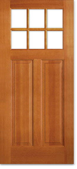 【輸入木製ドア】シンプソン 木製外部ドア 7662【2種類のサイズより選択可能】