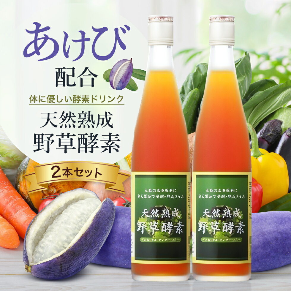 2本セット 酵素ドリンク あけび アケビ 果物 酵素ドリンク ダイエット ファスティング 無添加 天然熟成..