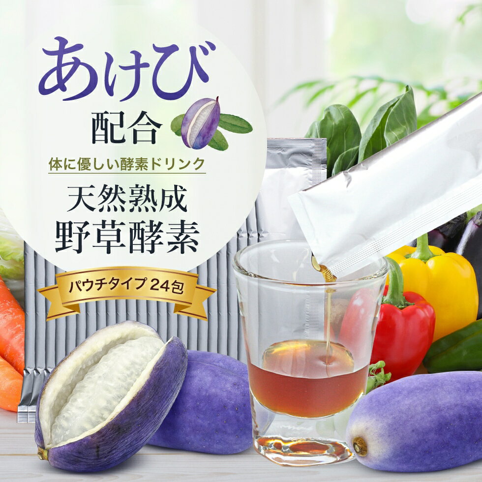 【飲みやすいパウチタイプ】【送料無料】酵素ドリンク 個包装 人気 ダイエット サプリ サプリメント ファスティング 無添加 天然熟成 野草酵素 原液100% 砂糖なし 安い お試しパウチ 24包セット 20ml×24包のサムネイル