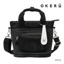 先行予約 オケル 25年秋冬モデル 新作 ゴルフ ミニトートバッグ OKMG5FT3 TYPE-J OKERU GOLF BAG ブラック ショルダー ジム 散歩 置ける ラウンド 小物 10PT