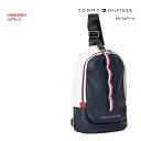 先行予約 トミーヒルフィガー 25年秋冬モデル 新作 ゴルフ ボディバッグ THMG5FB2 ユースフル TOMMY HILFIGER GOLF ラウンド 収納 ブラック トリコ 10PT
