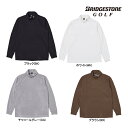 先行予約 ブリヂストン 25年秋冬ウエア 新作 メンズ ゴルフ タートルネック シャツ FGM32F ゴルフウエア BRIDGESTONE GOLF BS 長袖 吸湿発熱 保温