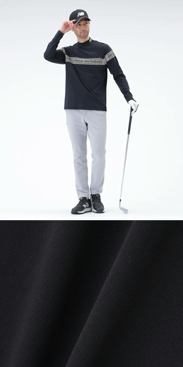 ニューバランス 25年秋冬ウエア 新作 ゴルフ メンズ モックネック プルオーバー 012-5267002 ロングスリーブ new balance GOLF NB 長袖 10PT