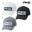 ピン ゴルフ メンズ キャップ HW-T2501 ツアー 38205 01 02 03 PING GOLF TOUR CAP 帽子 撥水 メッシュ スナップバッ...