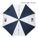 トミーヒルフィガー ゴルフ アンブレラ ジャンプ式 THMG1SK5 TOMMY HILFIGER GOLF 晴雨兼用 傘 パラソル ホワイト ネイビー 25S...