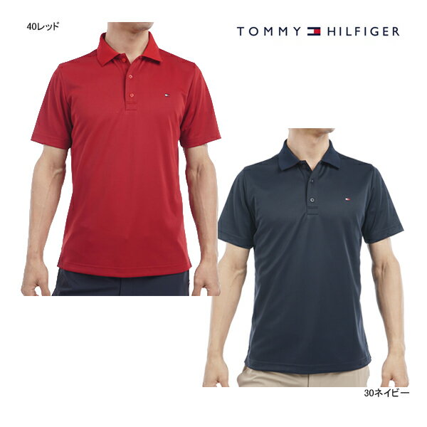 在庫処分 トミーヒルフィガー ゴルフ ポロシャツ THMA493 ベーシックフラッグ 半袖 TOMMY HILFIGER GOLF 定番 カットソー インナー シャツ YPP SAL