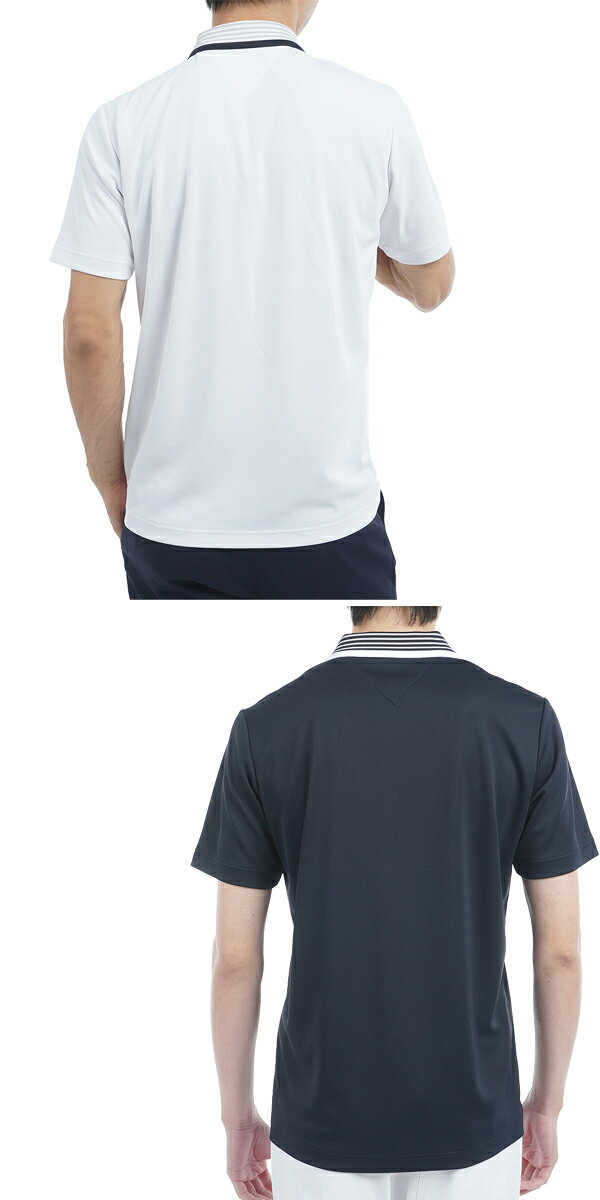 トミーヒルフィガー ゴルフ ポロシャツ THMA513 エッセンシャルストライプカラー 半袖 TOMMY HILFIGER GOLF 春夏 カットソー 25SSW ASR SAL