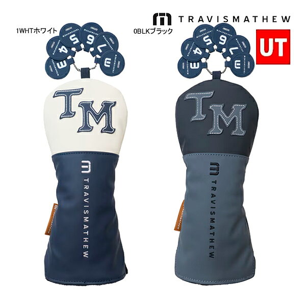 トラヴィスマシュー ゴルフ VC ヘッドカバー ユーティリティウッド用 7AP907 26年秋冬モデル 新作 TRAVISMATHEW GOLF UT HC ラウンド VERSITY CLUB