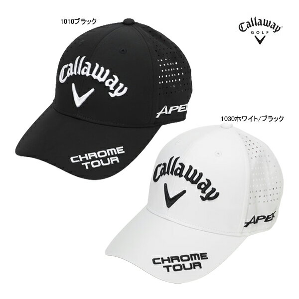 Rakuten - キャロウェイ ゴルフ メンズ ツアー メッシュ キャップ C26990101 26年春夏モデル 新作 TOUR P/MESH CAP 26 JM Callaway GOLF 帽子 吸汗速乾 パンチング ASR