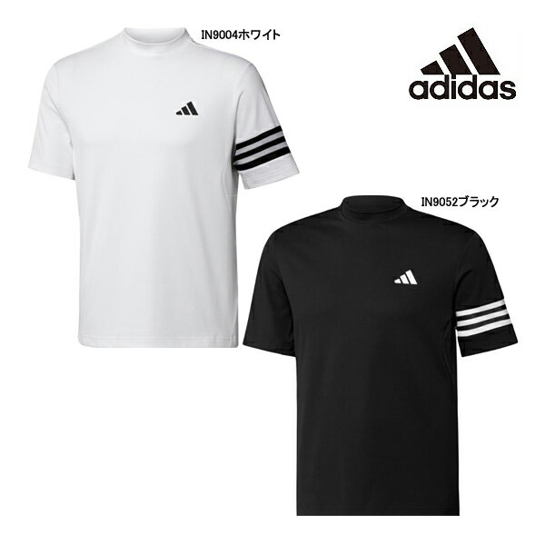 ■【2024 S/S】アディダス IKK67 メンズ 3ストライプス メッシュベントモック adidas golf