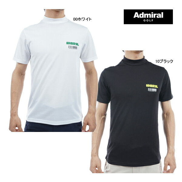 アドミラル ゴルフ ウエア メンズ モックシャツ ADMA404 ロックフェス グラフィック Adm