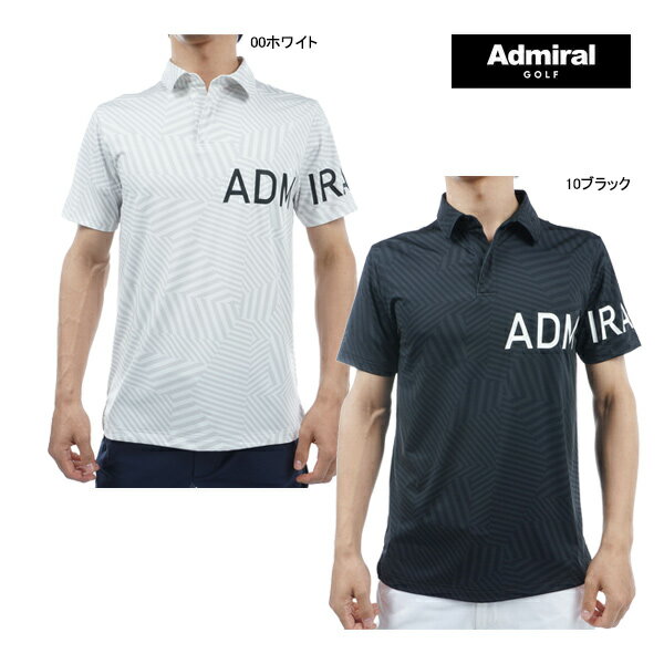 アドミラル ポロシャツ メンズ ♪□【2024 S/S】アドミラル ADMA425 メンズ ダズルパターン シャツ Admiral Golf